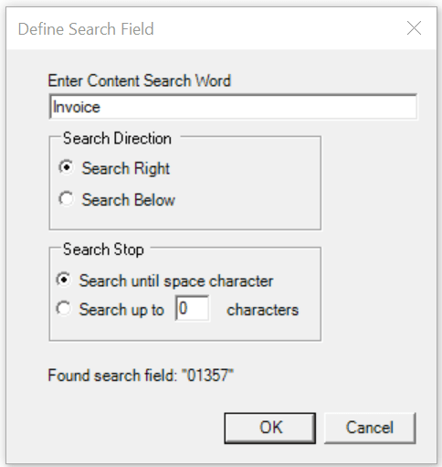 Define Search Field